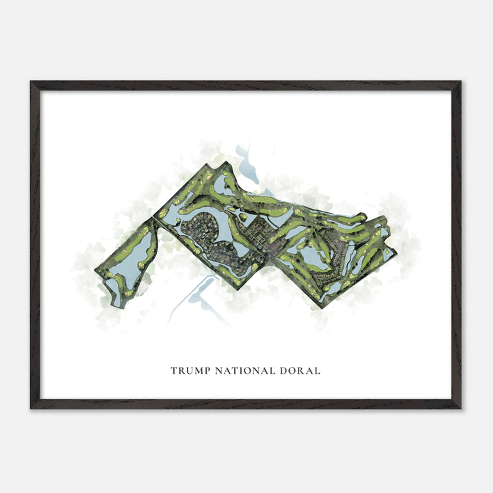 Print of Trump National Doral Classic Map