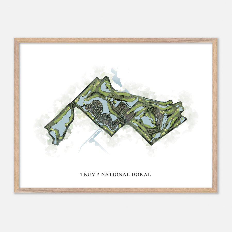 Print of Trump National Doral Classic Map