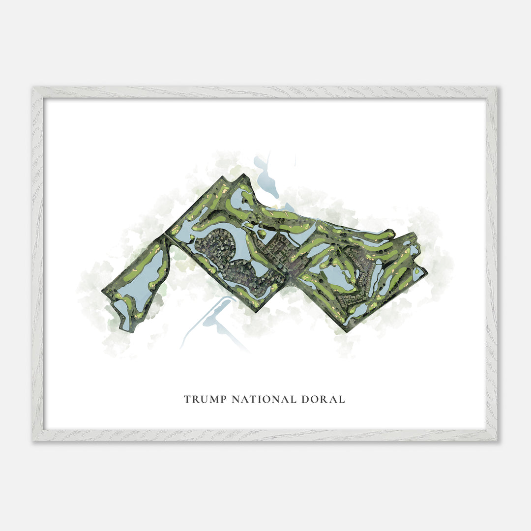 Print of Trump National Doral Classic Map