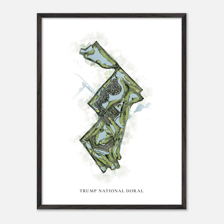 Print of Trump National Doral Classic Map