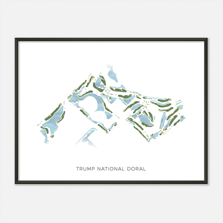 Print of Trump National Doral Modern Map