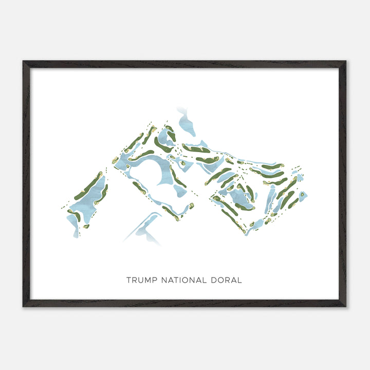 Print of Trump National Doral Modern Map
