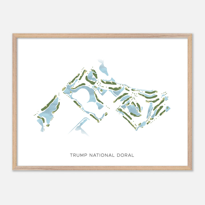 Print of Trump National Doral Modern Map