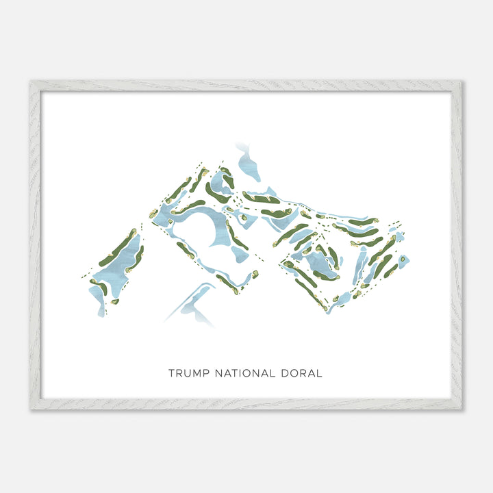 Print of Trump National Doral Modern Map
