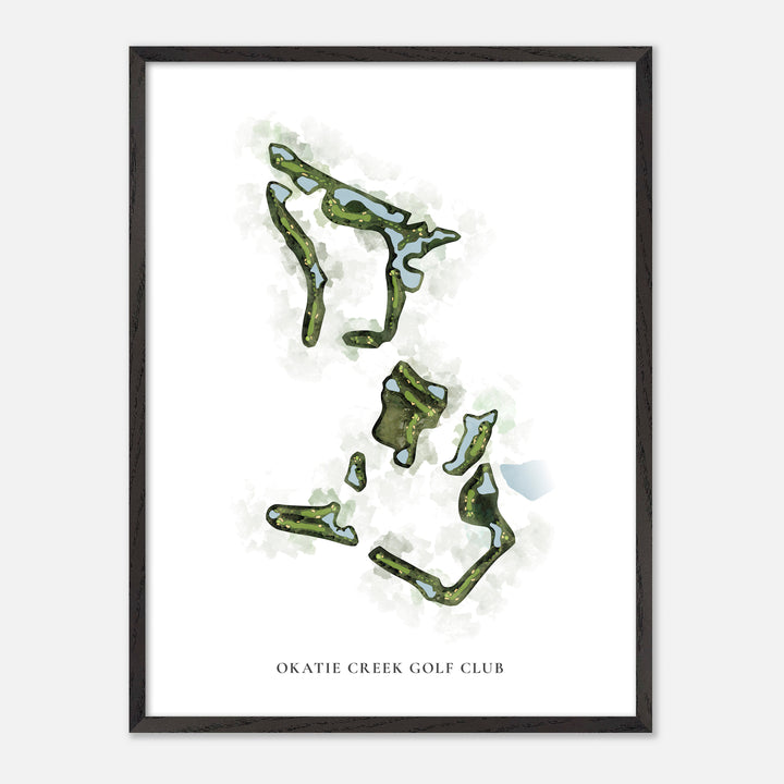 Print of Okatie Creek Golf Club Classic Map