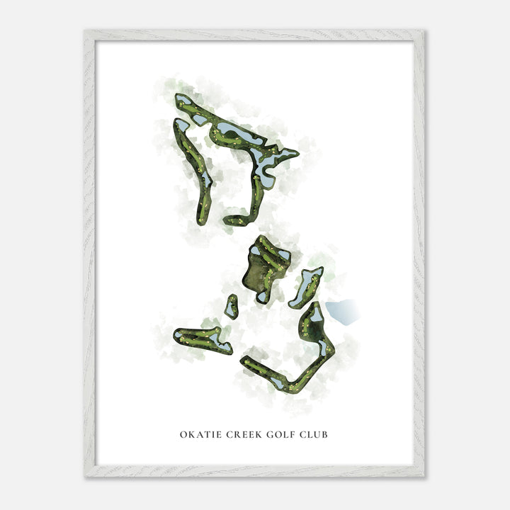 Print of Okatie Creek Golf Club Classic Map