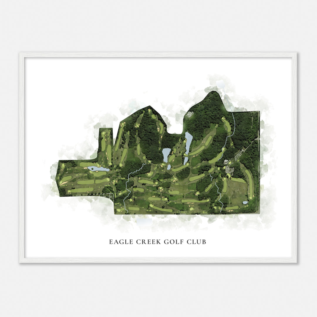 Print of Eagle Creek Golf Club Classic Map