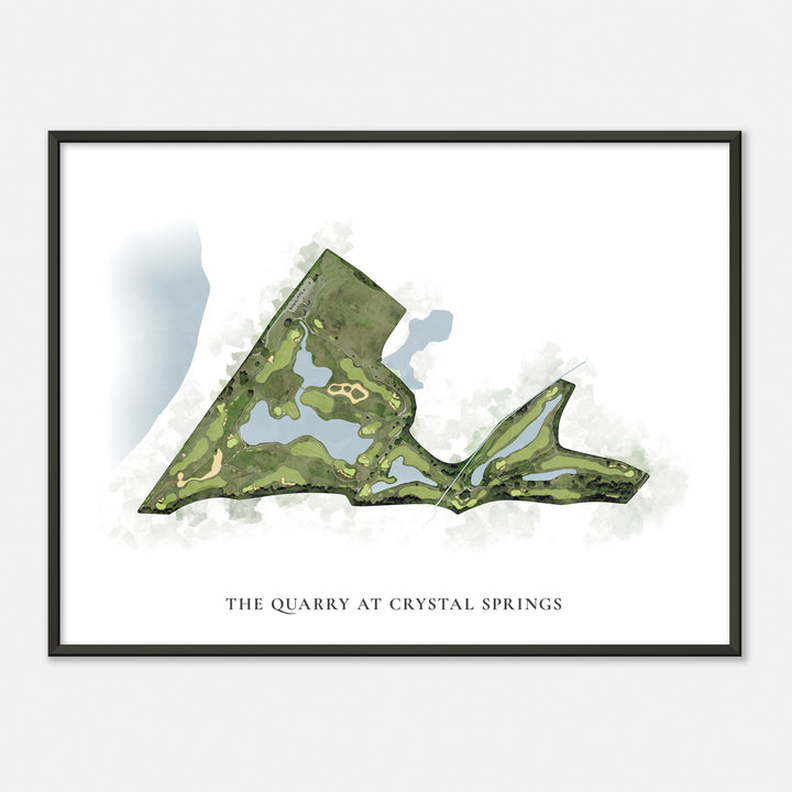 Print of The Quarry At Crystal Springs Classic Map