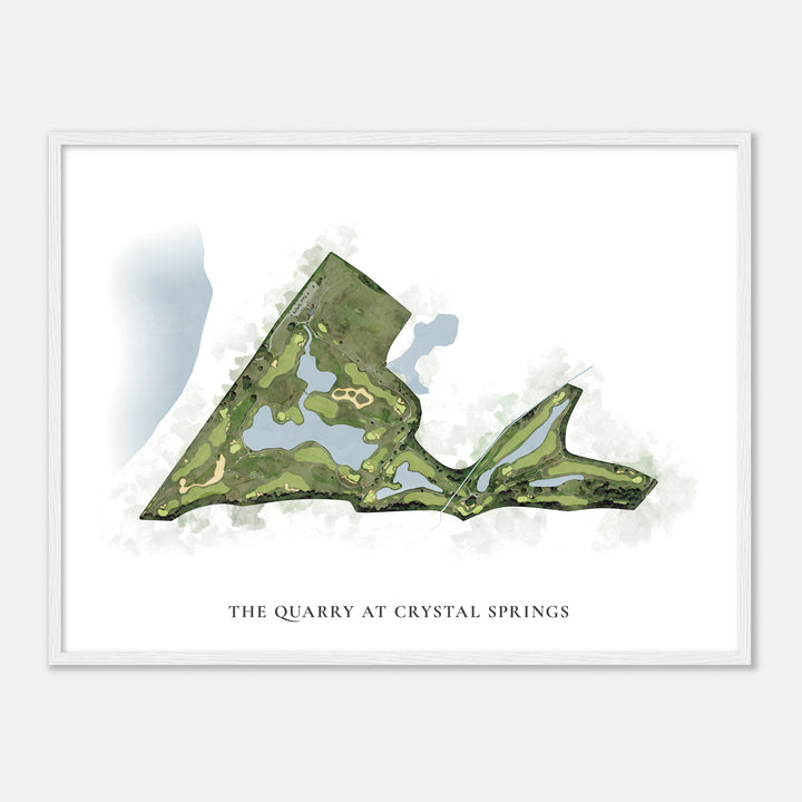 Print of The Quarry At Crystal Springs Classic Map