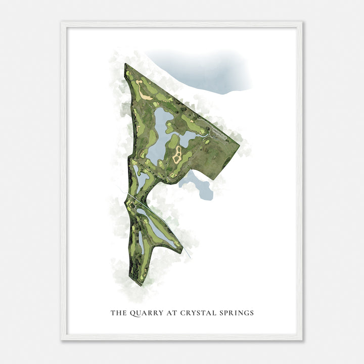 Print of The Quarry At Crystal Springs Classic Map