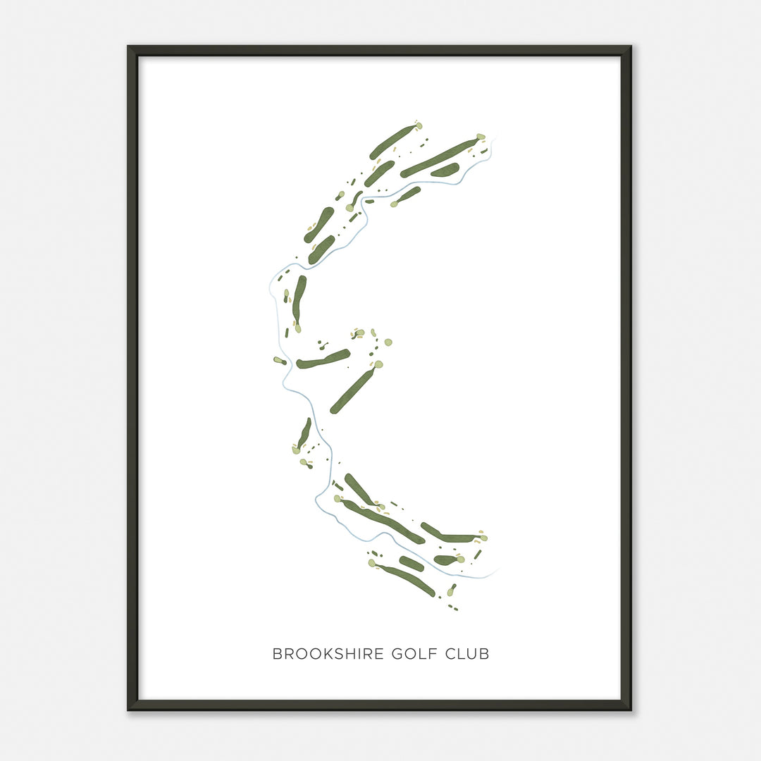 Print of Brookshire Golf Club Modern Map