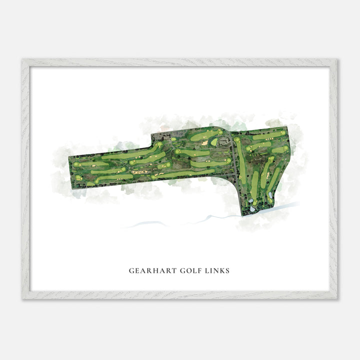 Print of Gearhart Golf Links Classic Map
