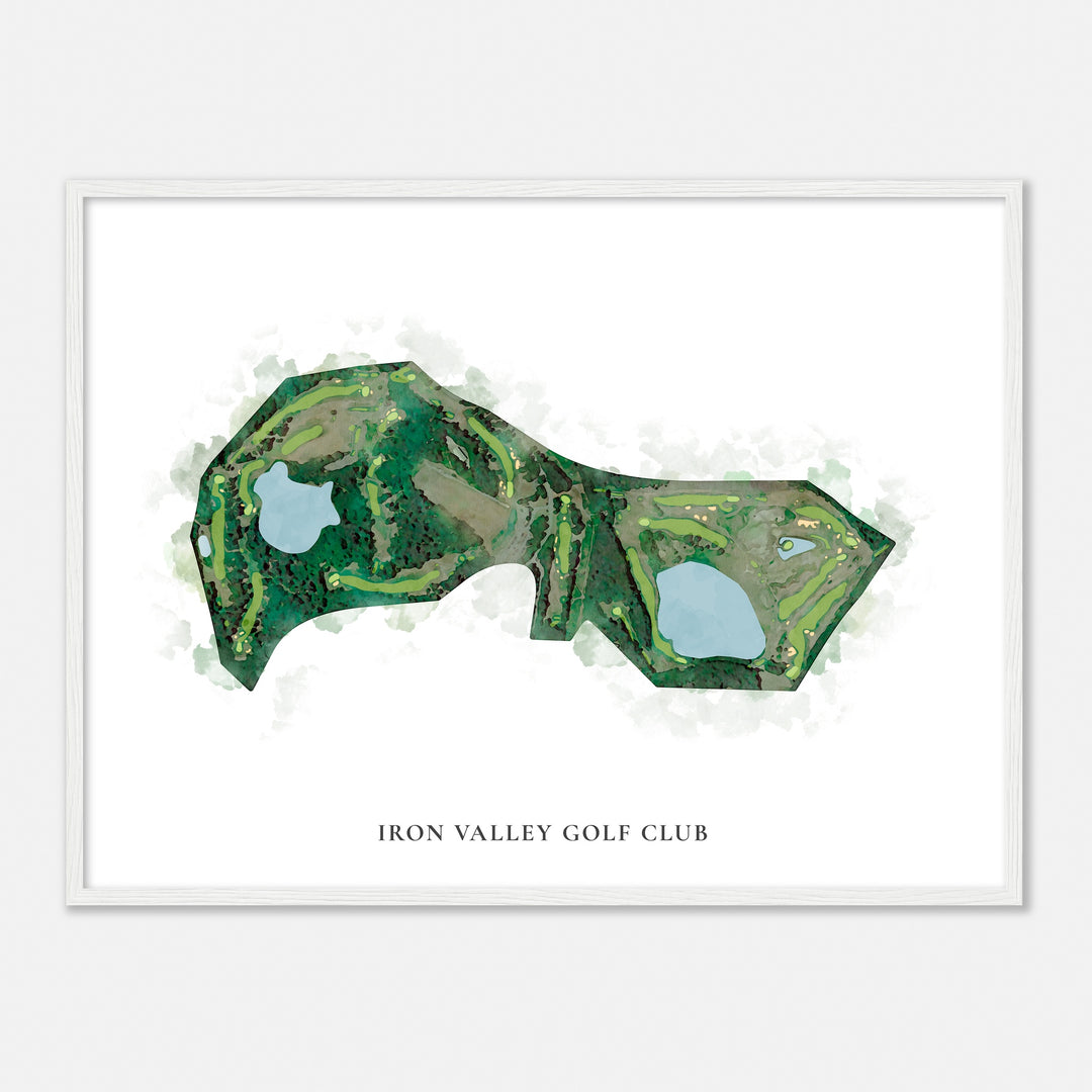 Print of Iron Valley Golf Club Classic Map