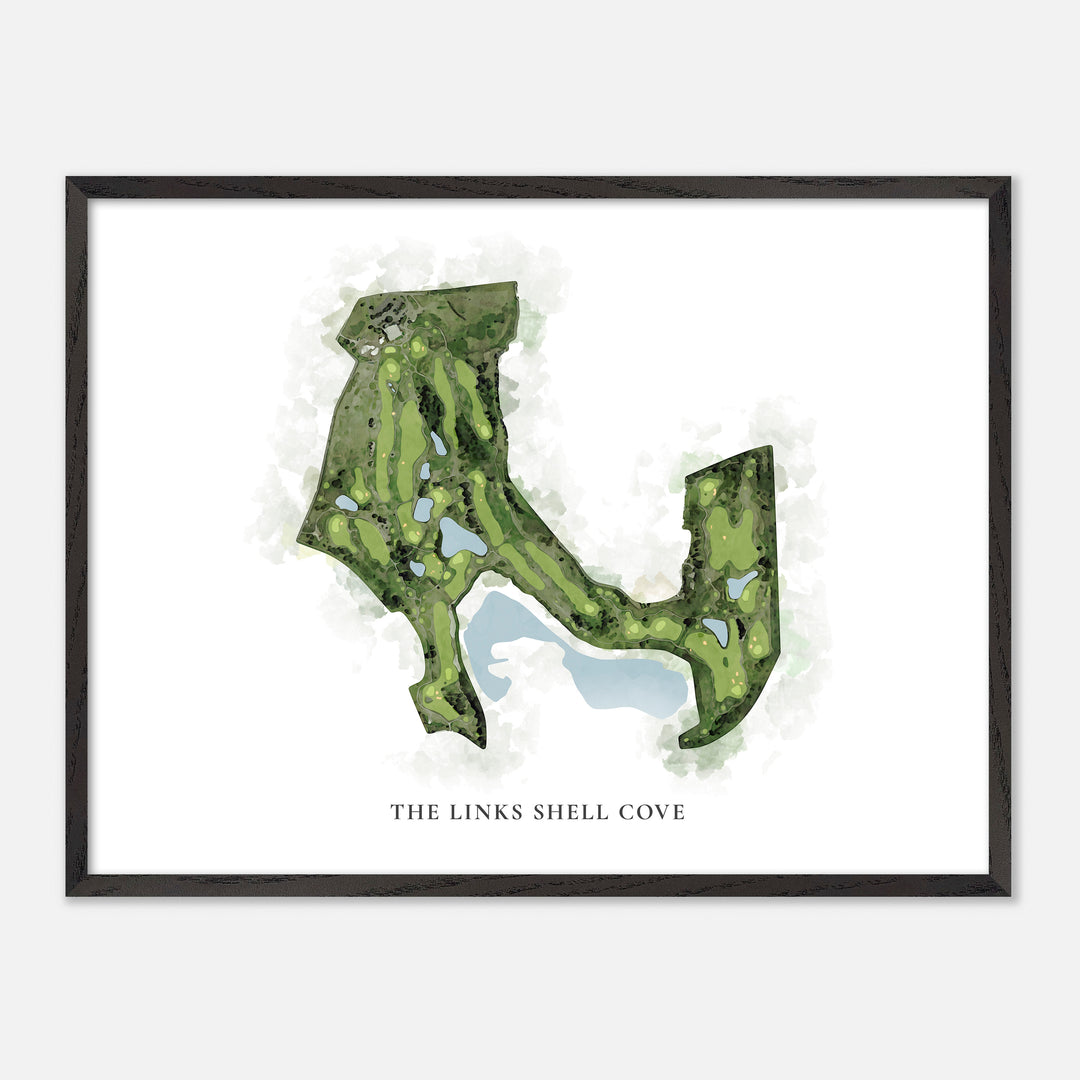 Print of The Links Shell Cove Classic Map