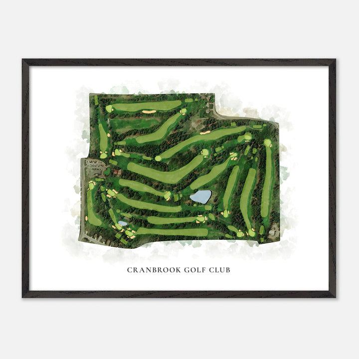 Print of Cranbrook Golf Club Classic Map