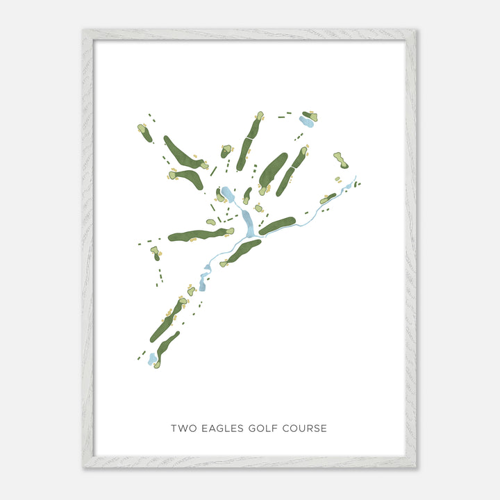 Print of Two Eagles Golf Course Modern Map