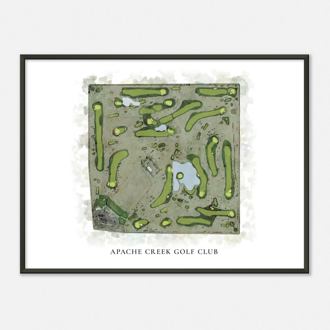 Print of Apache Creek Golf Club Classic Map