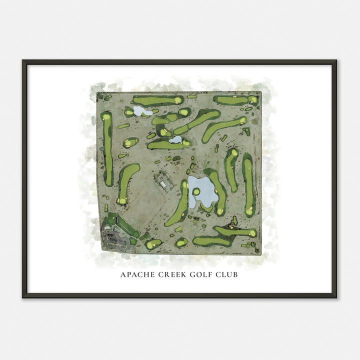 Print of Apache Creek Golf Club Classic Map