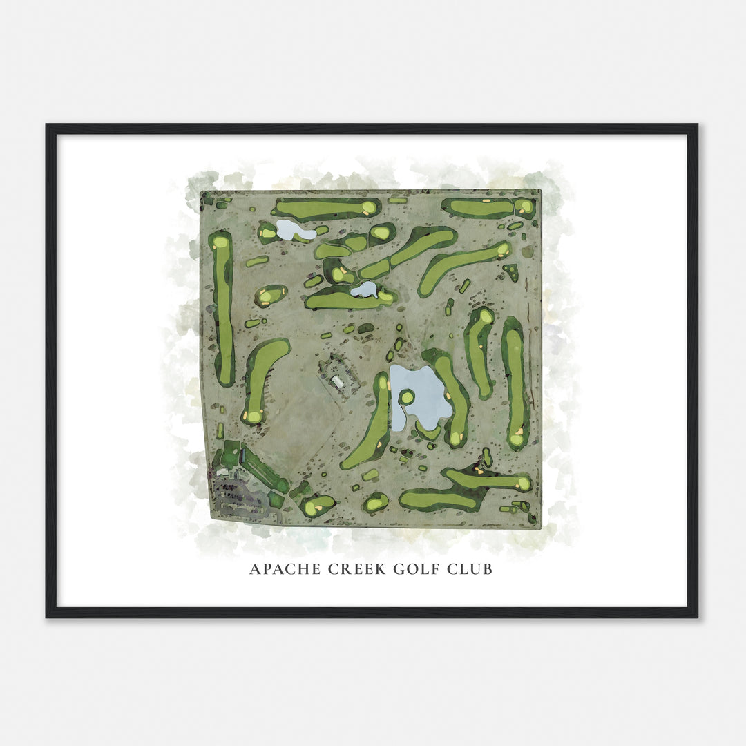 Print of Apache Creek Golf Club Classic Map