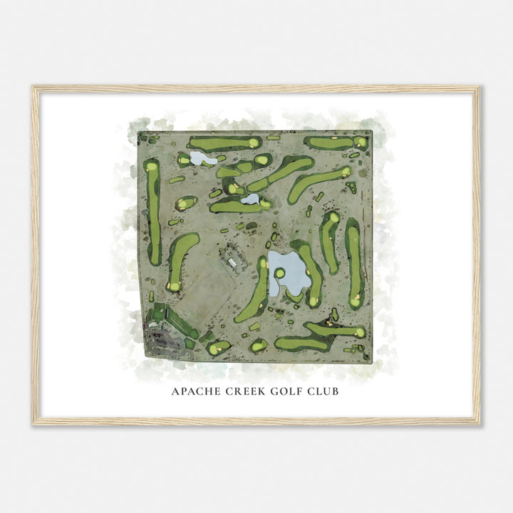 Print of Apache Creek Golf Club Classic Map