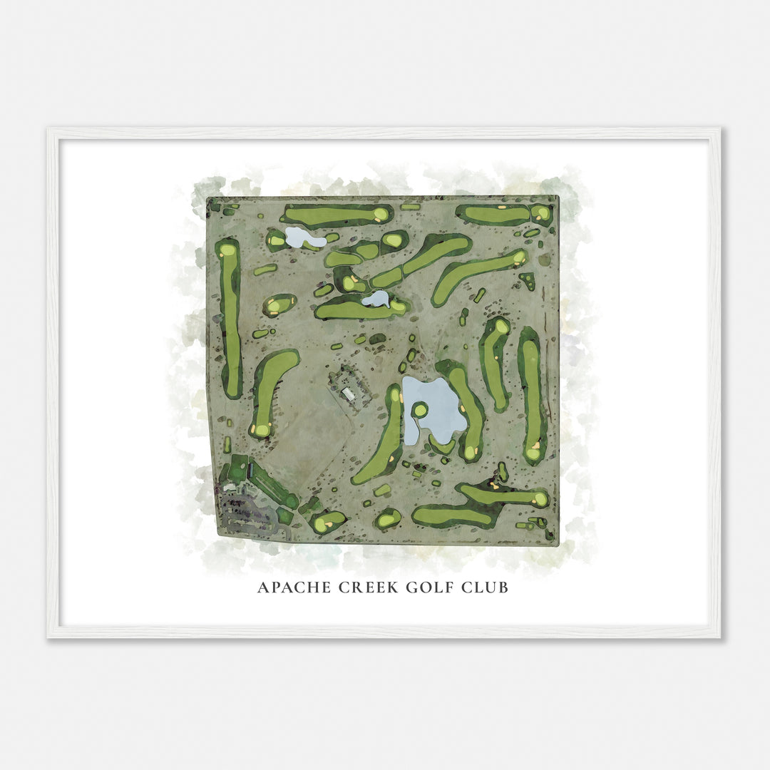 Print of Apache Creek Golf Club Classic Map