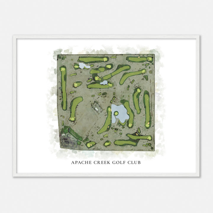 Print of Apache Creek Golf Club Classic Map