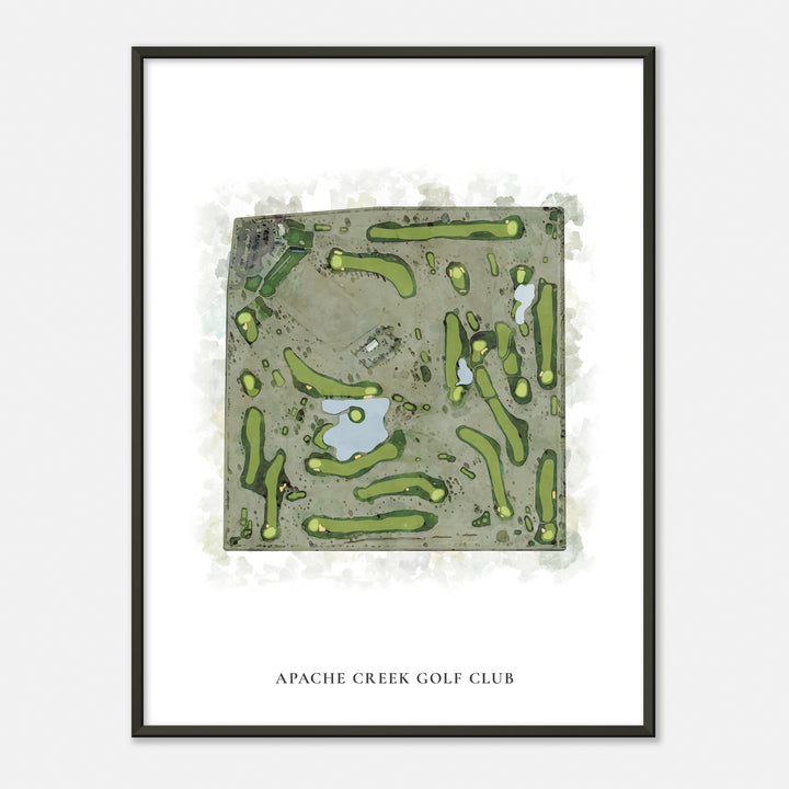 Print of Apache Creek Golf Club Classic Map