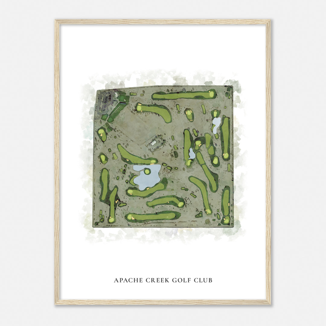 Print of Apache Creek Golf Club Classic Map