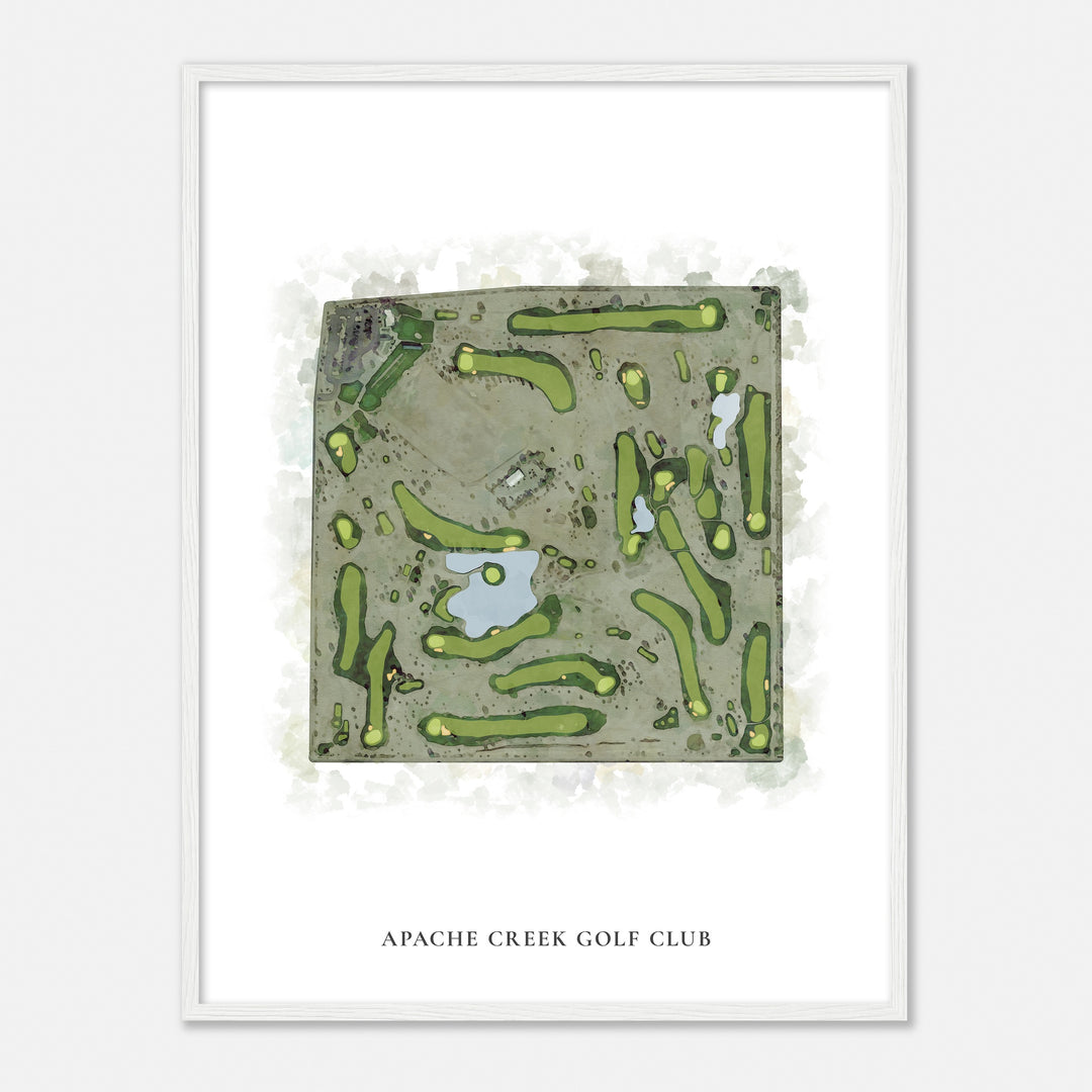 Print of Apache Creek Golf Club Classic Map