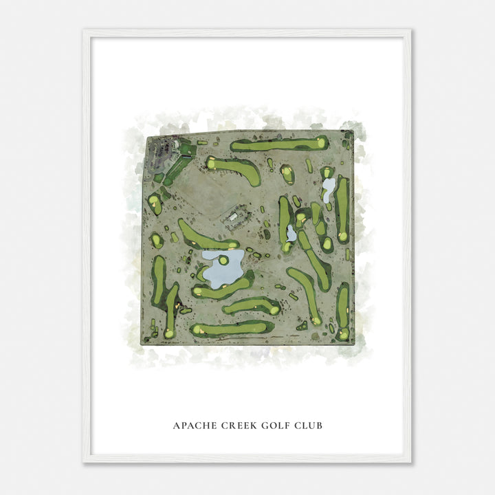 Print of Apache Creek Golf Club Classic Map