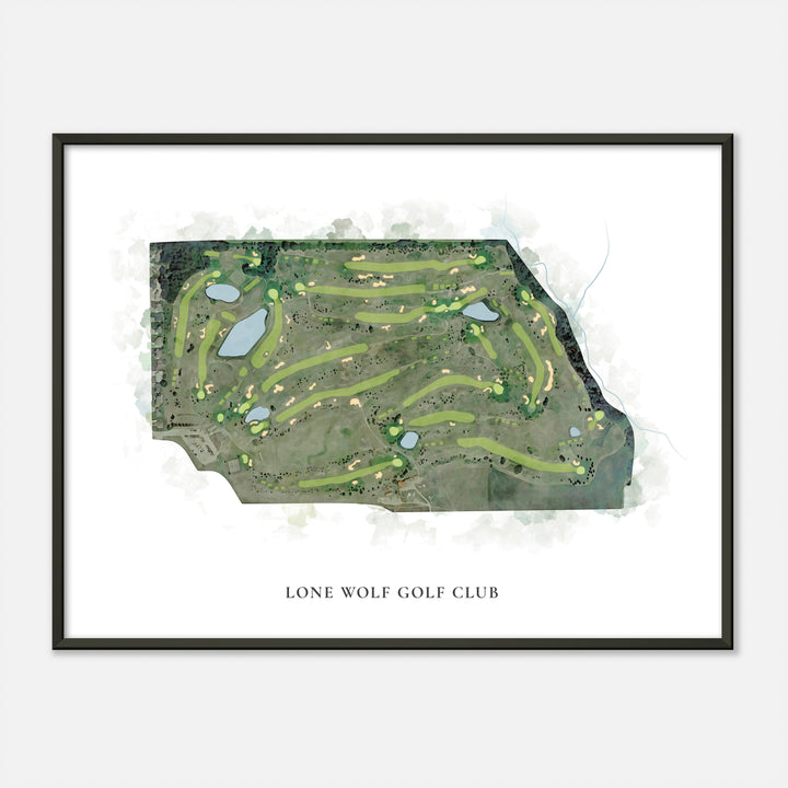 Print of Lone Wolf Golf Club Classic Map