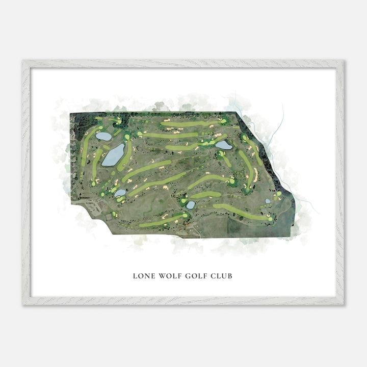 Print of Lone Wolf Golf Club Classic Map