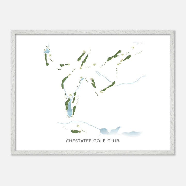 Print of Chestatee Golf Club Modern Map