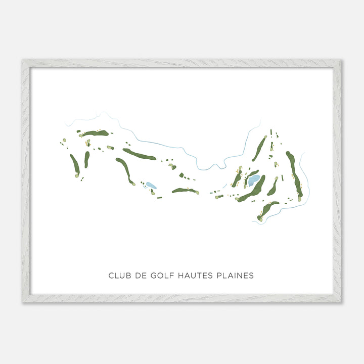 Print of Club De Golf Hautes Plaines Modern Map