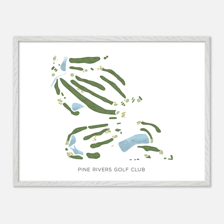 Print of Pine Rivers Golf Club Modern Map