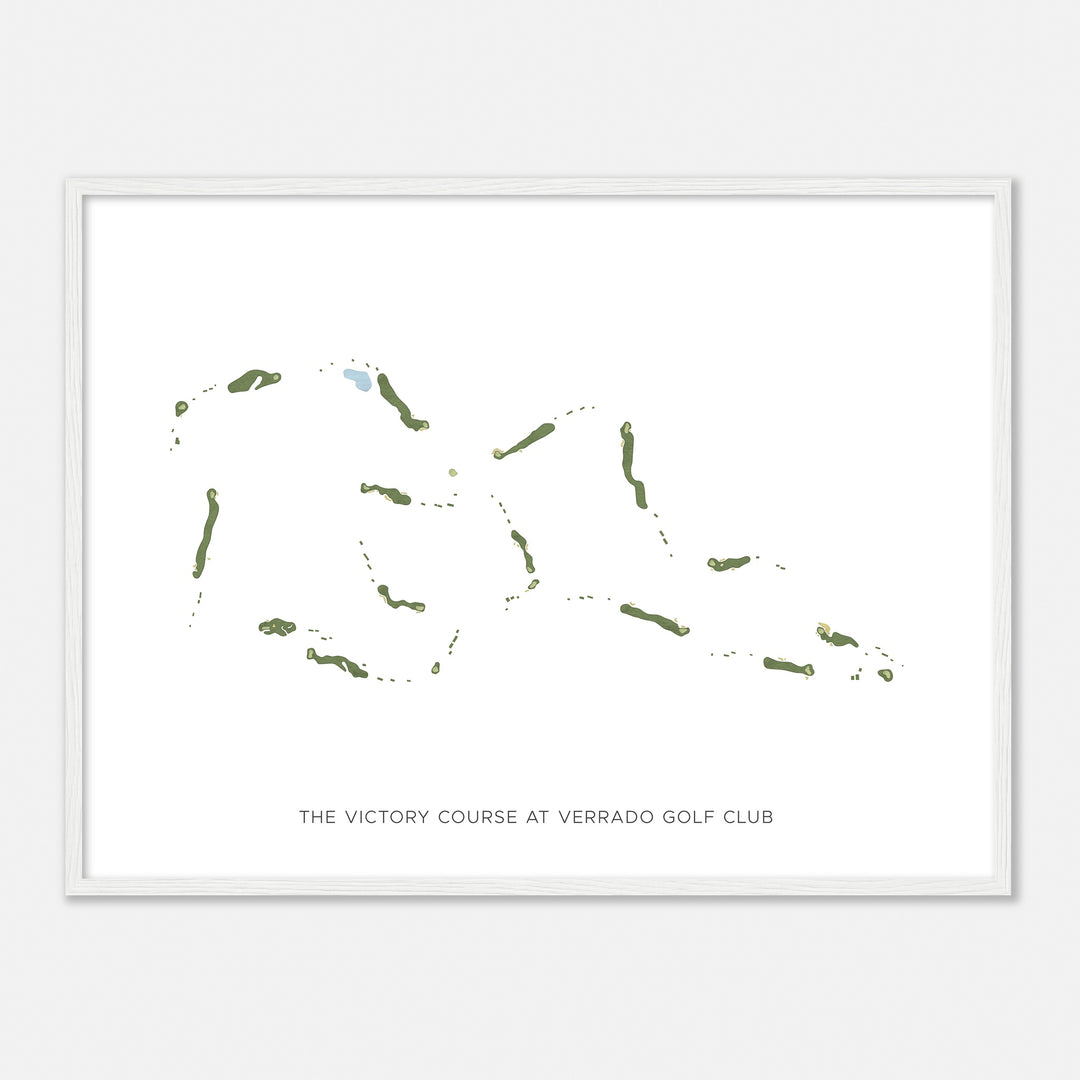 Print of The Victory Course At Verrado Golf Club Modern Map