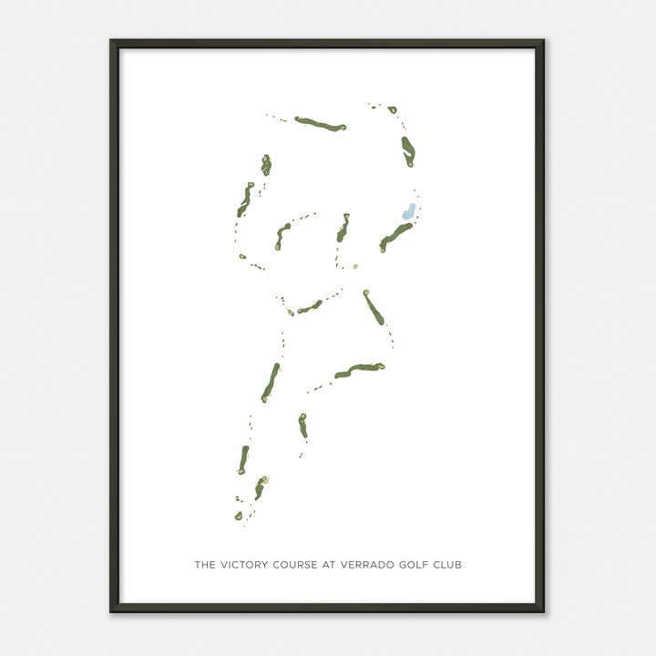 Print of The Victory Course At Verrado Golf Club Modern Map