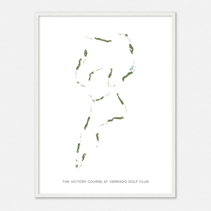 Print of The Victory Course At Verrado Golf Club Modern Map