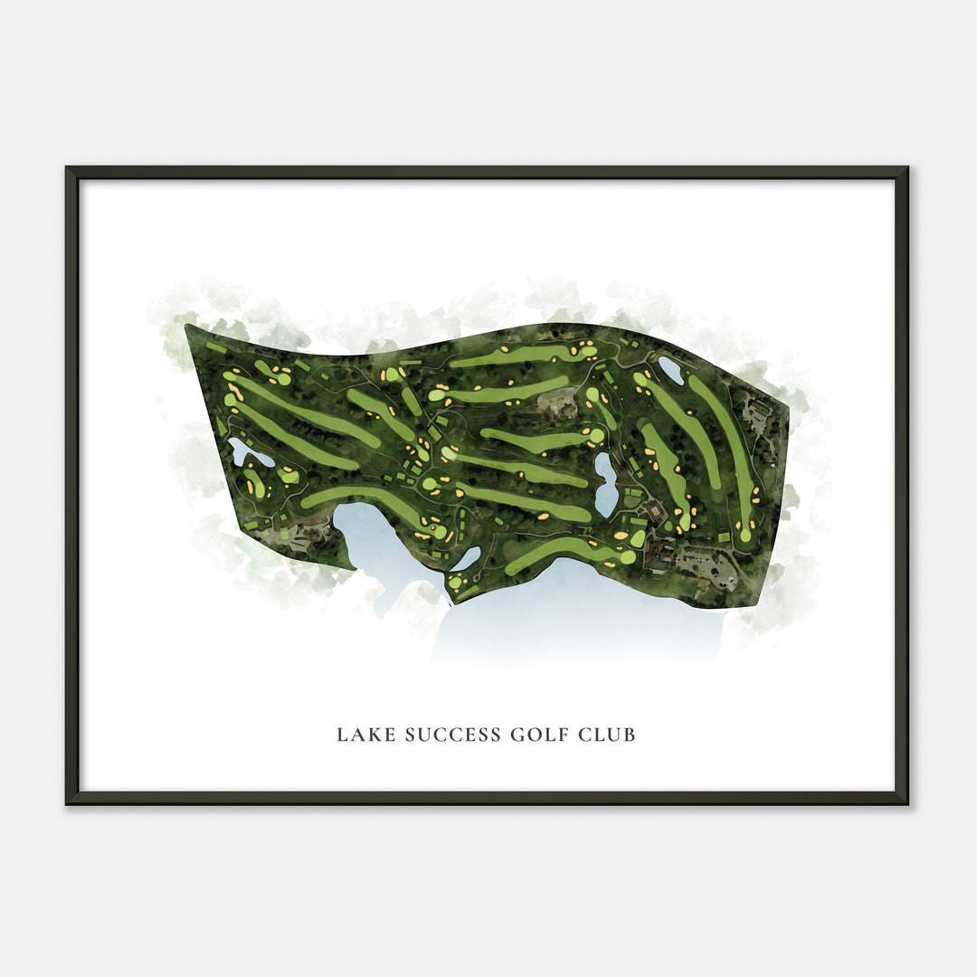 Print of Lake Success Golf Club Classic Map