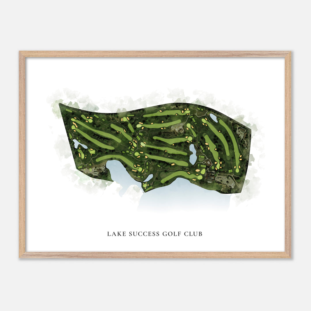 Print of Lake Success Golf Club Classic Map