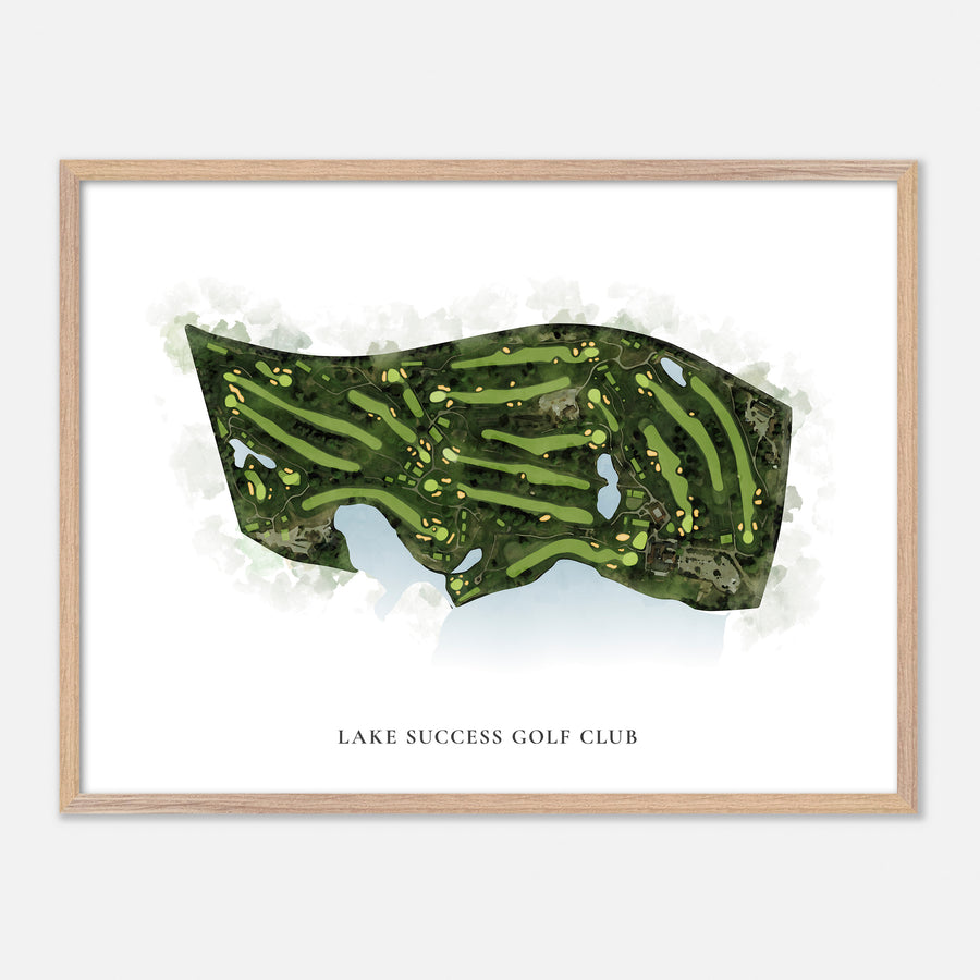 Print of Lake Success Golf Club Classic Map