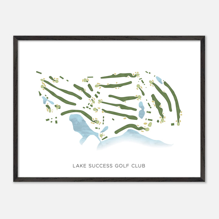 Print of Lake Success Golf Club Modern Map