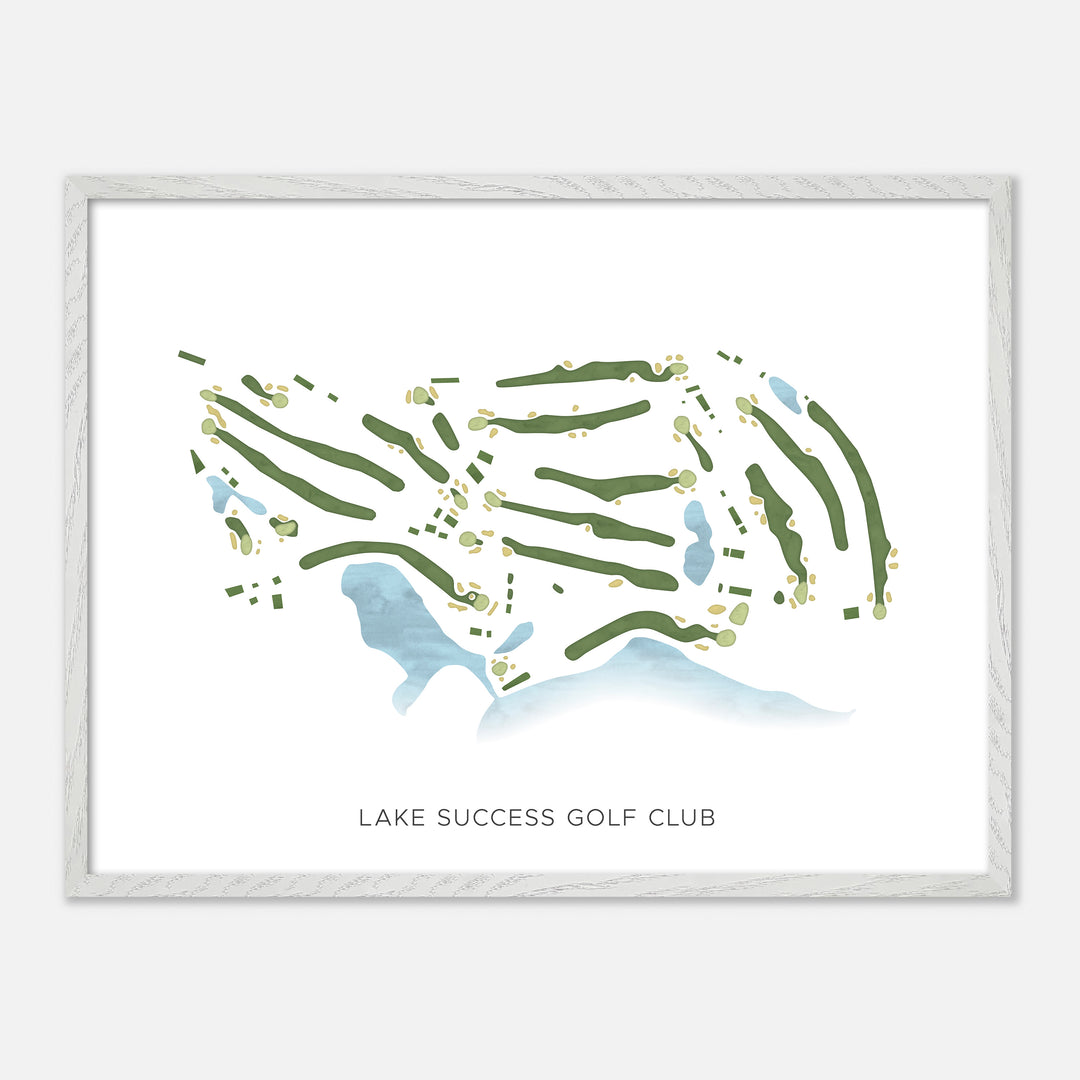 Print of Lake Success Golf Club Modern Map