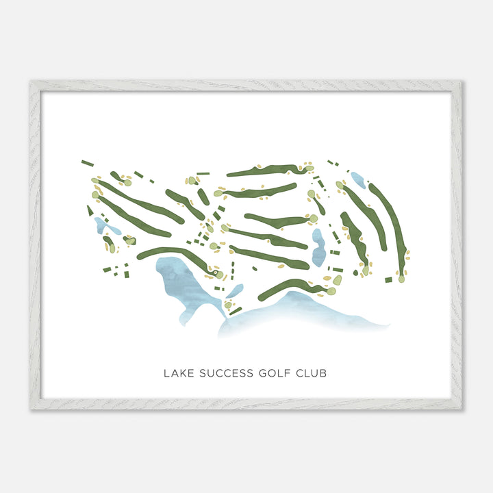Print of Lake Success Golf Club Modern Map
