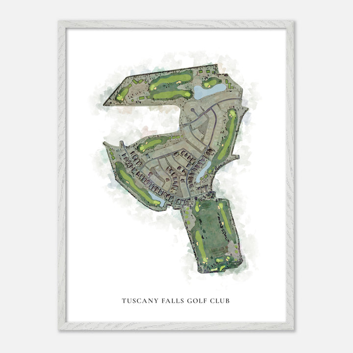 Print of Tuscany Falls Golf Club Classic Map