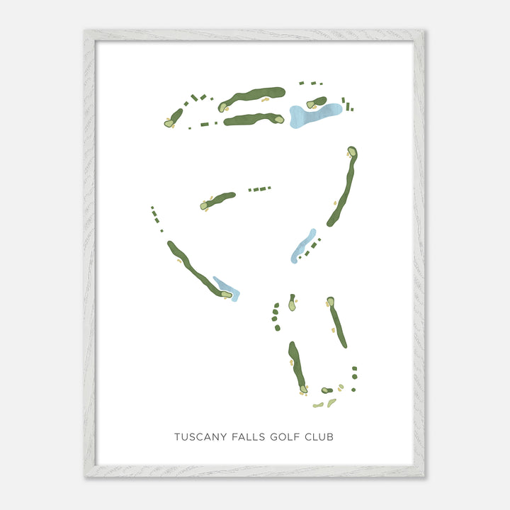 Print of Tuscany Falls Golf Club Modern Map