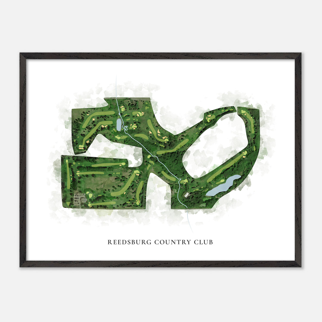 Print of Reedsburg Country Club Classic Map