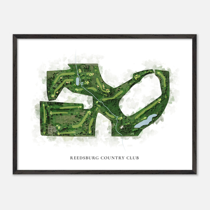 Print of Reedsburg Country Club Classic Map