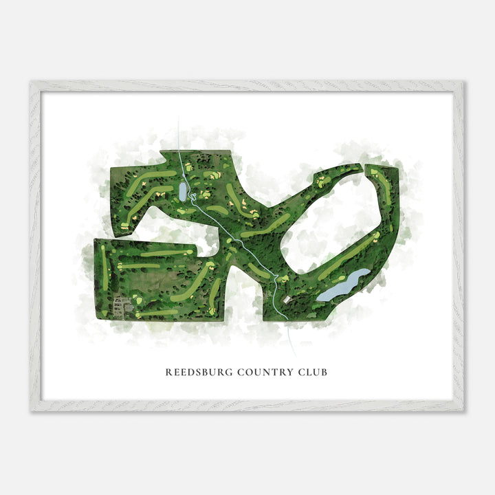 Print of Reedsburg Country Club Classic Map
