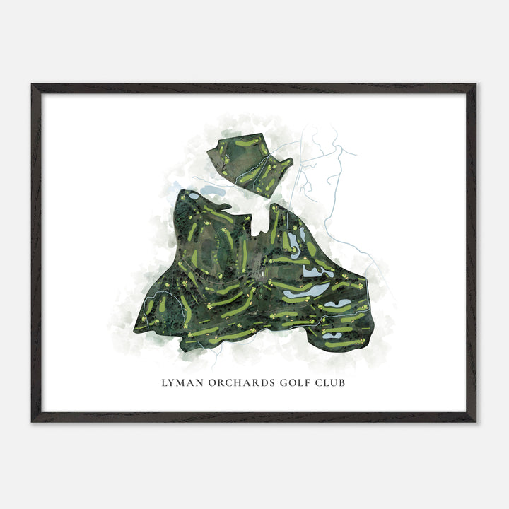 Print of Lyman Orchards Golf Club Classic Map